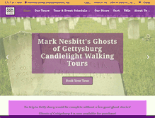 Tablet Screenshot of ghostsofgettysburg.com